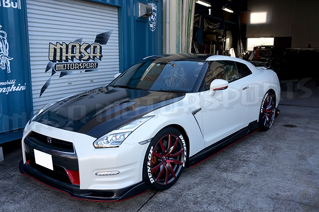 日産 GTR R35カット済みカーボンシート