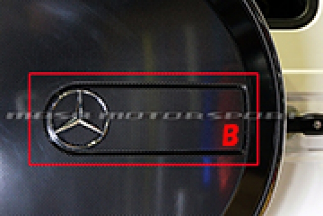 ベンツゲレンデw463/G63 タイヤハウスカバーカスタムカーボンシート（B）